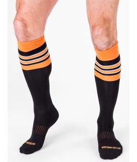 Football socks High Grade Black Orange 134001