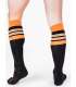 Football socks High Grade Black Orange 134001