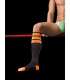 Socks Barcode Neon Black Orange 134002