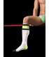 Socks Barcode Neon White Black Green 134004