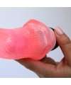 Vibrador Língua Rosa Jelly 18 cm,218002