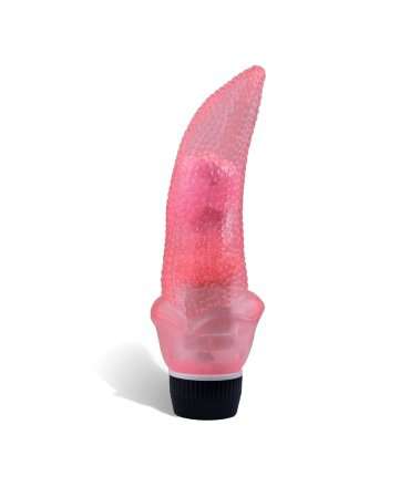 Vibrador Língua Rosa Jelly 18 cm,218002