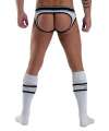 Football socks with Pocket Mister B Urban White 134008