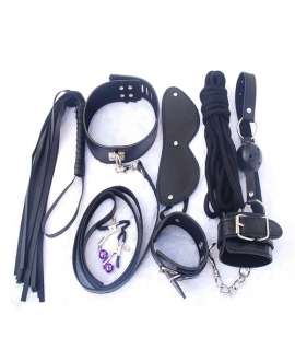 Kit Bondage 7 Pieces Black 341009