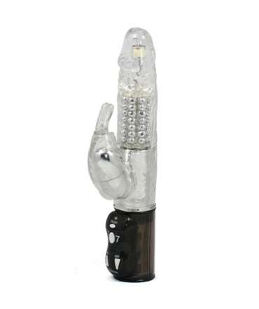 Vibrator Rabbit, Transparent, 26,5 cm 210019