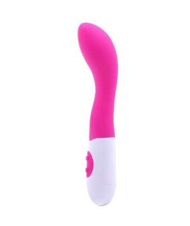 Vibrador Ponto G Rosa Silicone 19 cm,213001