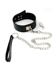 Collar with Leash and Padlock 334016