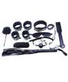 Kit Bondage 10 Pieces Black High Quality 341015