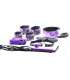 Kit Bondage 8 Peças Roxo Alta Qualidade,341012