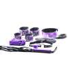 Kit Bondage 8 Pieces Purple High Quality 341012