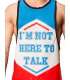 Manga Cava Barcode Tank I Am Not Here To Talk,129003