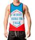 Sleeve Armhole Barcode Tank I Am Not Here To Talk 129003