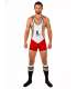 Singlet Juanjo Barcode Branco Vermelho,129006