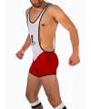 Singlet Juanjo Barcode Branco Vermelho,129006