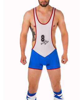 Singlet Juanjo Barcode Branco Azul,129007