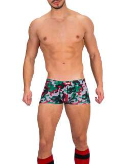 Shorts Barcode Short Jayden Grey Green Red 131001