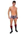 Shorts Barcode Short Jayden Grey Red 131002