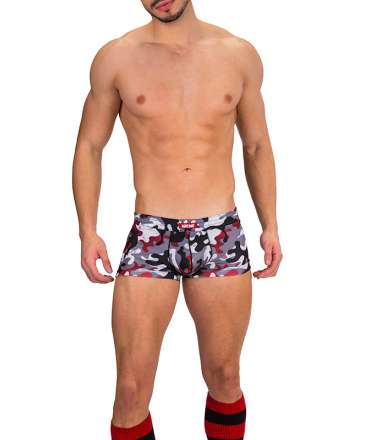 Shorts Barcode Short Jayden Grey Red 131002