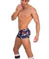 Shorts Barcode Short Jayden Navy Blue Gray Red 131004