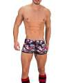 Shorts Barcode Gym Short Thar Grey Red 131005