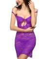 Babydoll Renda Roxo,160010