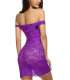 Babydoll Renda Roxo,160010