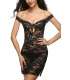 Babydoll Renda Preto,160016