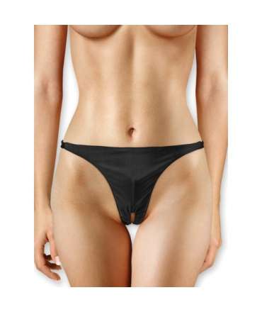 Thong with Bullet Vibrating Ouch! Black 176047