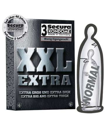 3 x Condoms XXL Extra 319003