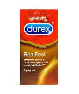 6 x Durex Condoms RealFeel 323001