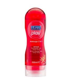 Gel Lubricant and Massage Oil Durex 2 in 1 Ylang Ylang 200 ml