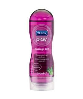 Gel Lubricant and Massage Oil Durex 2 in 1 Aloe Vera 200 ml 313003