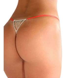 Underwear Thong Lace Red and Jewelry 176058