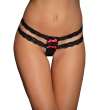 Underwear Thong Lace and bows Red 176063