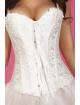 Corset Chilirose White Floral with Handle, Removable and Adjustable 161049