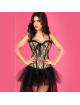 Corset Chilirose Lace Gold Adjustable shoulder Straps and Removable 161052