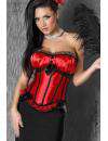 Bodice Romantic Effect Satin Red Chilirose 161053