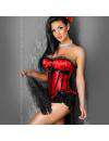 Bodice Romantic Effect Satin Red Chilirose 161053