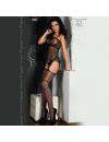 Catsuit Vertical Lines Black Chilirose 199021