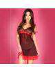 Babydoll in Black and Polka dot Red Chilirose 160042