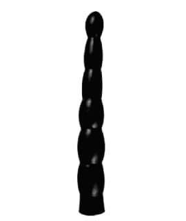 Dildo All Black With Buckles 32 cm AB16