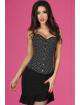 Corset Chilirose Black with White Polka dots 161058