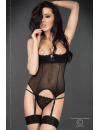 Bustier Aberto no Peito Preto Chilirose,161056