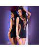 Mini Dress Inserts Net Chilirose Black or Purple 197039