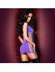 Mini Dress Inserts Net Chilirose Black or Purple 197039