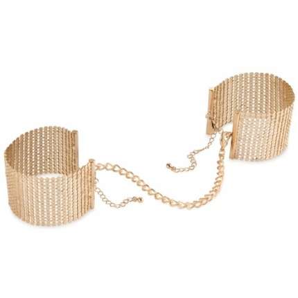 Cuffs, Metal Mesh Golden Désir-Bijoux Indiscrets 332022