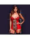 Babydoll Camisolinha Tigress Black or Red Baci 160058