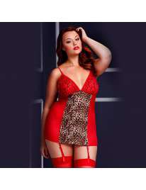 Babydoll Camisolinha Tigress Black or Red Baci TG 167005