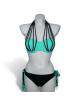 Bikini and Blue Strips 360005