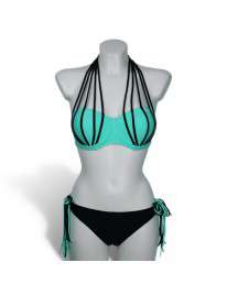 Bikini Azul e Tiras,360005